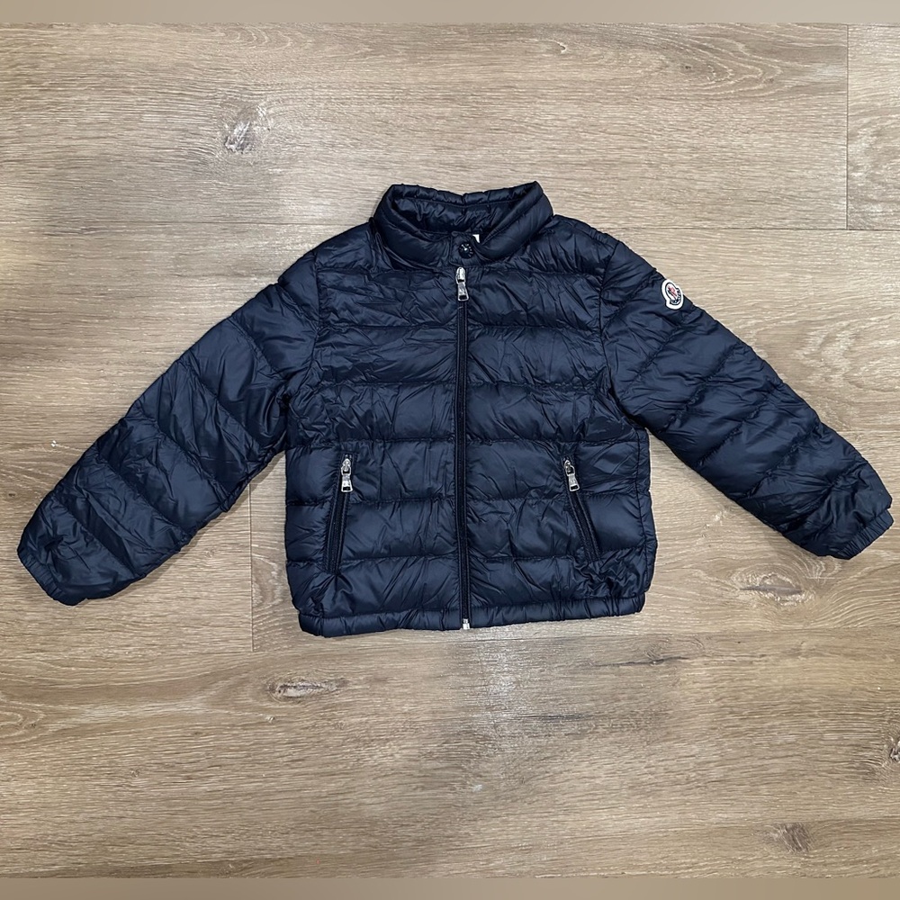 MONCLER Kids Navy Packable Puffer Jacket